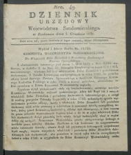 dziennik urzedowy woj.sandomierskiego 1830-49-00001